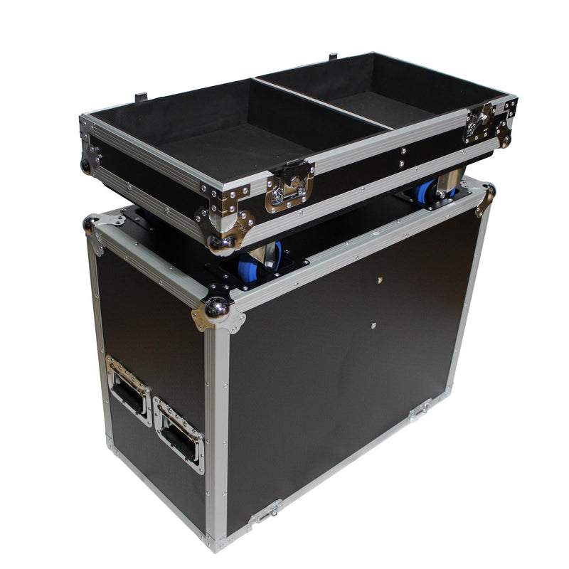 ProX XS-SP2X301817 Flight Case for 2 - 15 Inch RCF HDM 45-A, HD 35-A and HD 15-A Speakers
