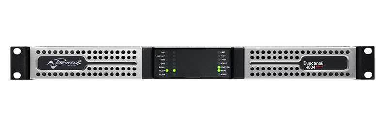 Powersoft DUECANALI 4804 DSP+D 2-Channel High Performance Amplifier Platform with DSP and Dante™ - Red One Music