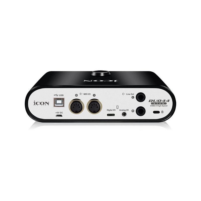 ICON Pro Audio DUO44 Interface de streaming audio en direct