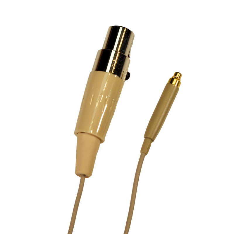Provider Series E-CABLE Countryman E6 Cable Replacement for Shure/Beyerdynamic/TA4F (Tan)