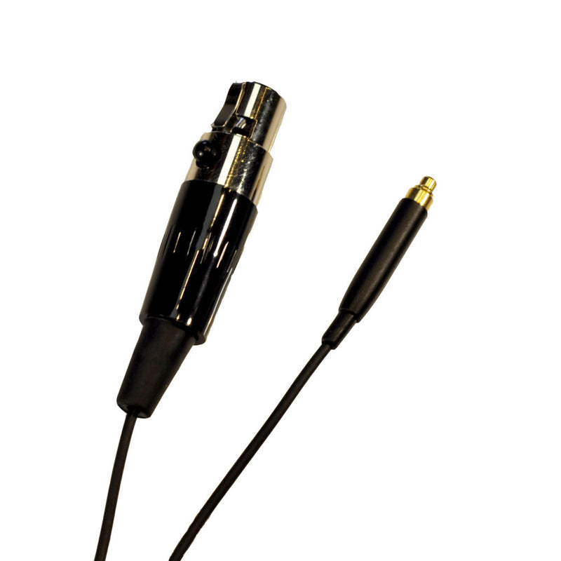 Provider Series E-CABLE Countryman E6 Cable Replacement for Shure/Beyerdynamic/TA4F (Black)
