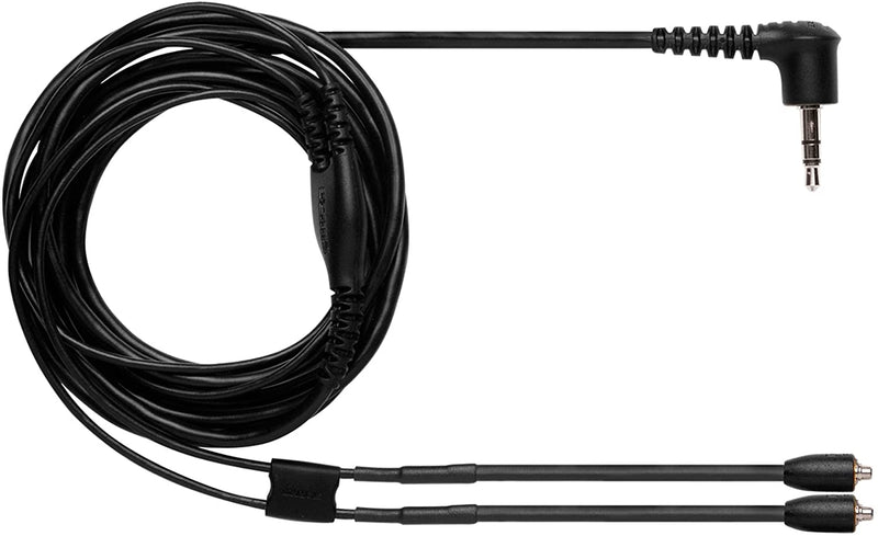 Shure EAC46BKS Câble pour écouteurs avec connecteurs MMCX nickelés (noir, 46")