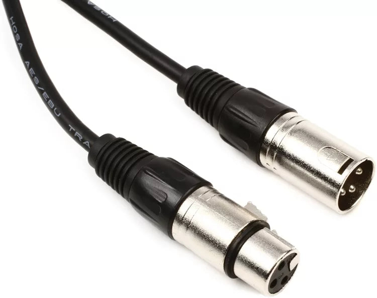 Hosa EBU-010 AES/EBU XLR Male to XLR Female Digital Audio Cable - 10'