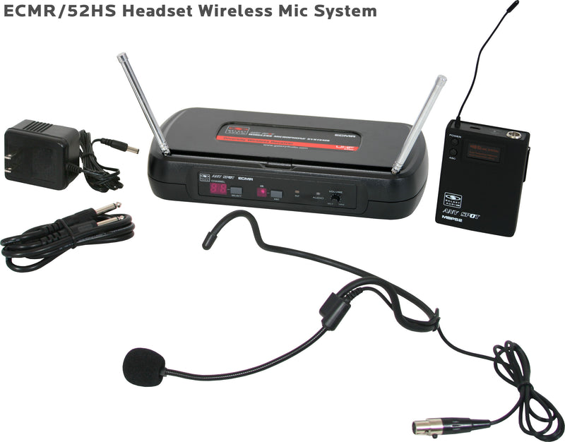 Solution micro sans fil Galaxy Audio ECMR/52HS 16 canaux (Uhf)