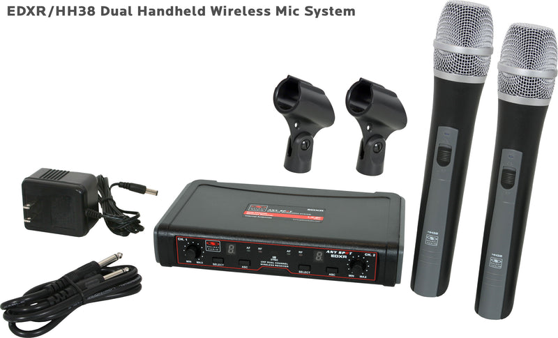 Galaxy Audio EDXR/HH38 EDX Wireless Microphone System