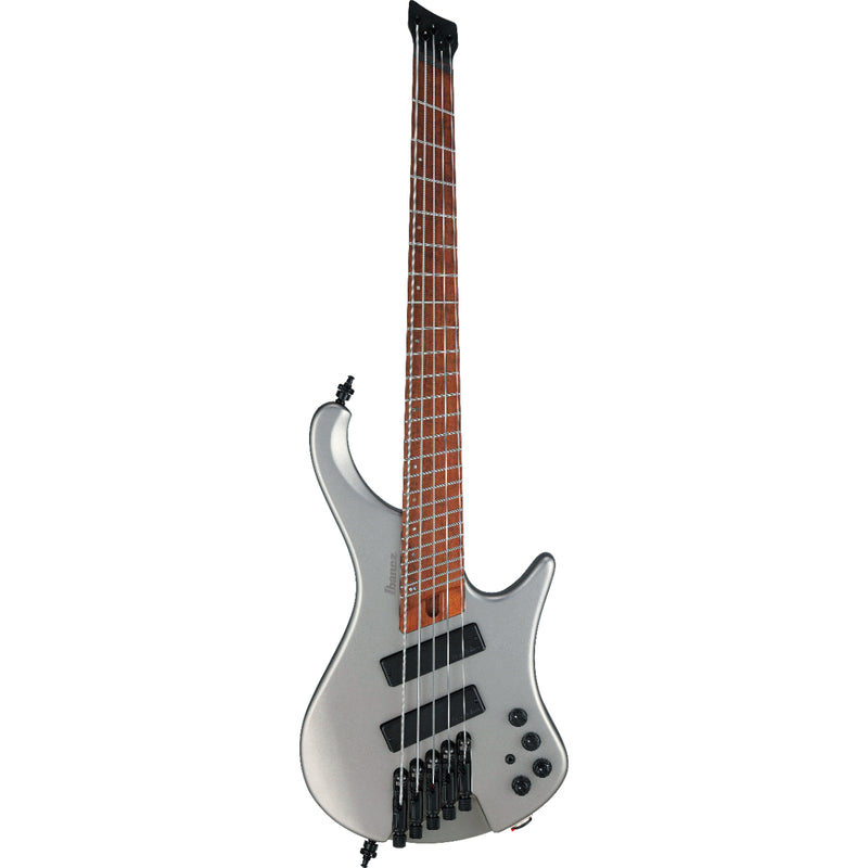 Ibanez EHB1005SMSMGM EHB Series 5 String - Electric Bass Guitar with Fanned Frets  - Metallic Gray Matte w/Bag