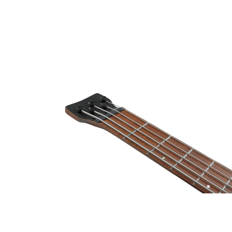 Ibanez EHB1005SMSMGM EHB Series 5 cordes – Guitare basse électrique avec frettes en éventail – Gris métallisé mat avec sac
