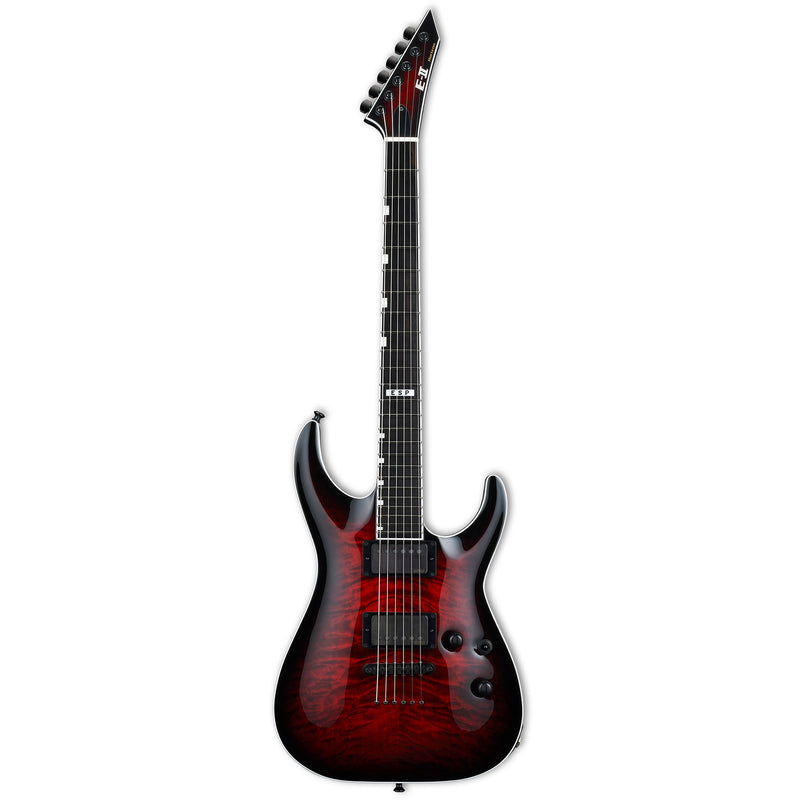 ESP E-II HORIZON NT-II Electric Guitar (See Thru Black Cherry Sunburst)