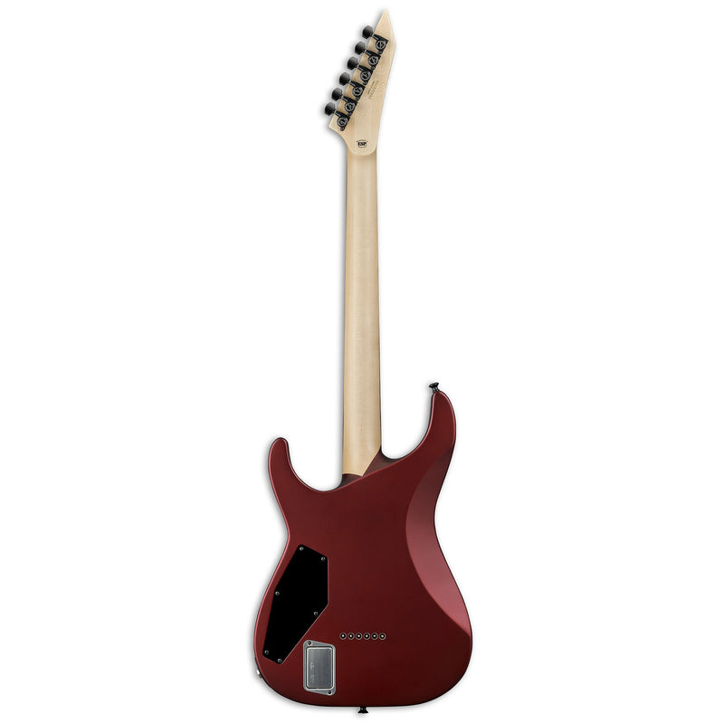 ESP E-II M-I THRU NT Electric Guitar (Deep Candy Apple Red)