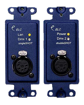 ELC DLN1DS BOX DOUBLE BOX / NODE DE CONNEXION DMX