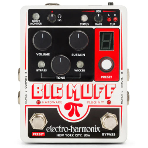 Pédale d'effets plug-in Electro-Harmonix Big Muff Pi Hardware