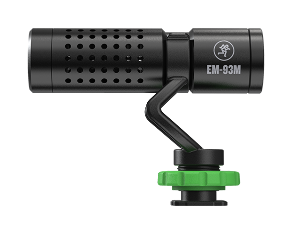 Mackie EM-93M Microphone compact pour smartphones/DSLRS