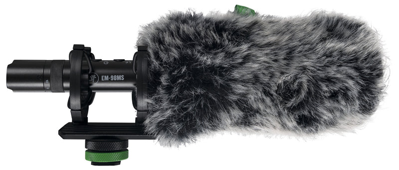 Mackie EM-98MS Microphone canon sur caméra pour smartphones/DSLRS
