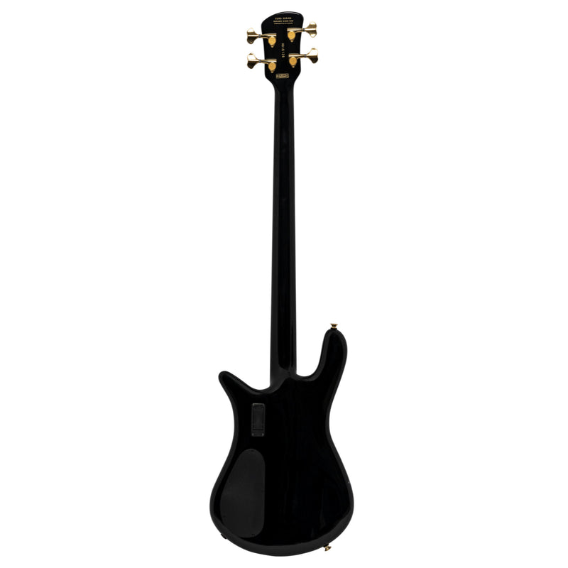 Spector EURO4BKCL Euro 4 Classic - Electric Bass with Gold Hardware - Solid Black