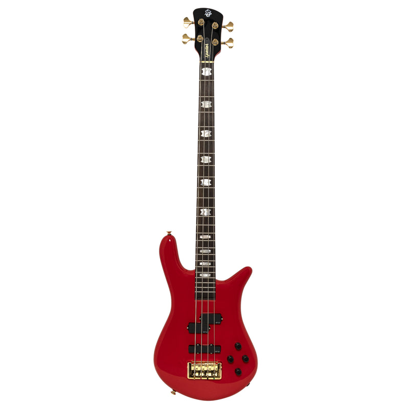 Spector EURO4RDCL Euro 4 Classic - Electric Bass with EMG Pickups - Solid Red