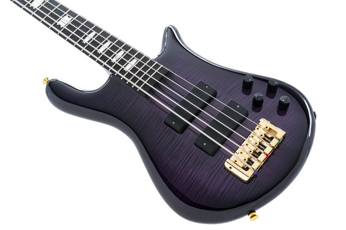 Spector EURO5LTVFG  Euro 5 LT - 5 String Electric Bass with Darkglass Tone Capsule Preamp - Violet Fade Gloss