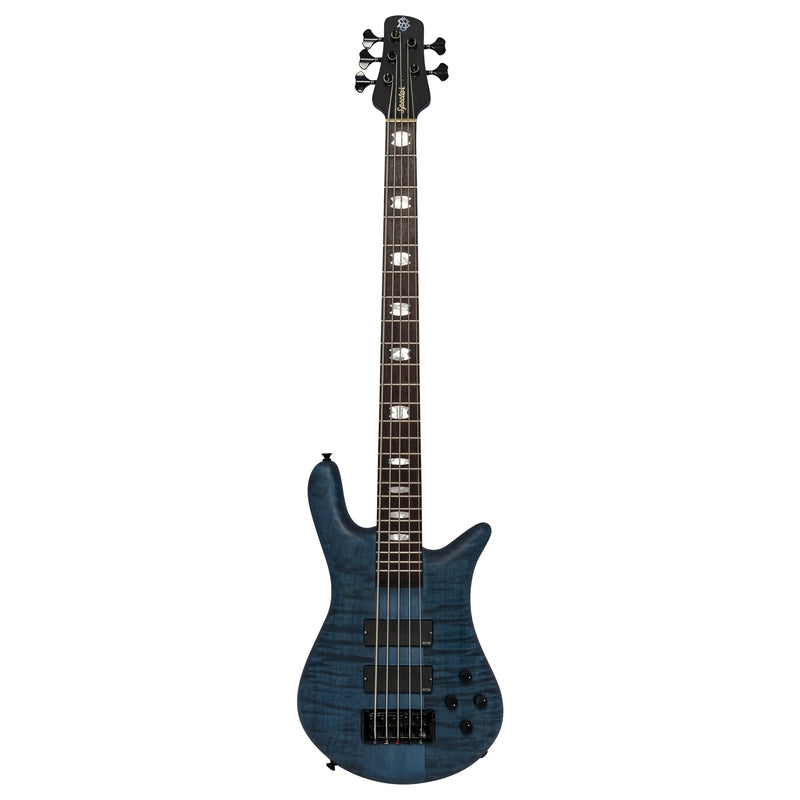 Spector EURO5LXBBM Euro 5 LX - 5 String Electric Bass with Active EMG Pickups - Black & Blue