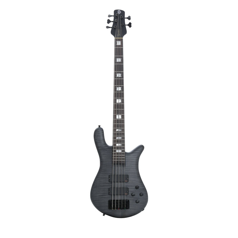 Spector EURO5LXMBKS Euro 5Lx - 5 String Electric Bass with Active EMG Pickups - Trans Black Stain Matte