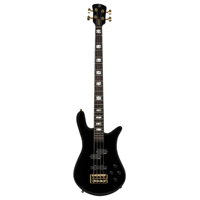Spector EURO4BKCL Euro 4 Classic - Electric Bass with Gold Hardware - Solid Black