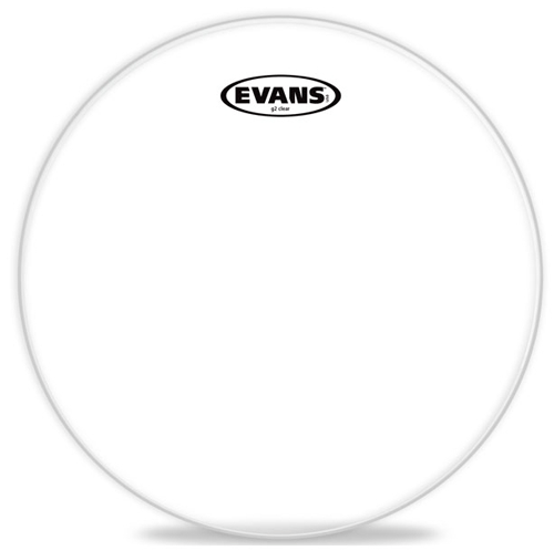Evans TT14G2 14 Inch G2 Clear Drumhead - Red One Music