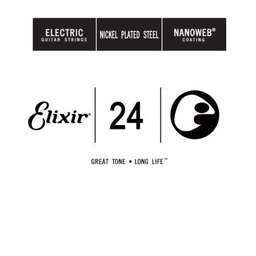 Elixir 15224 Nanoweb Electric Guitar String - .024