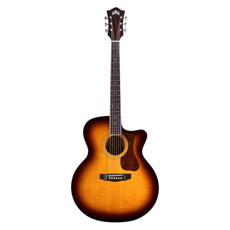 Guild WESTERLY F-250CE DELUXE - Jumbo Cutaway Acoustic Guitar - Antique Burst Gloss