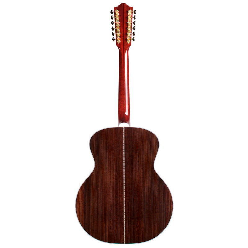 Guild USA F-512E - 12-String Jumbo Acoustic Electric Guitar - Natural Nitro