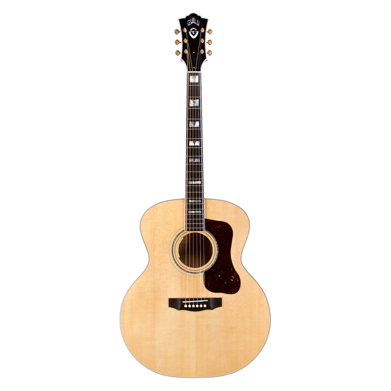 Guild F-55E Jumbo Body Acoustic Electric Guitar - Maple Blonde