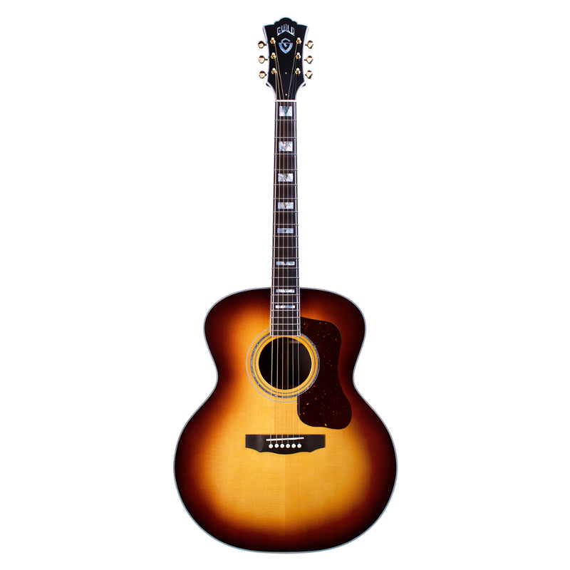 Guild F-55E Jumbo Body Acoustic Electric Guitar - Antique Burst