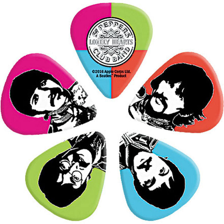 Planet Waves 1CWH4-10B6 Beatles Sgt. Pepper's Guitar Picks - Medium, Pack of 10