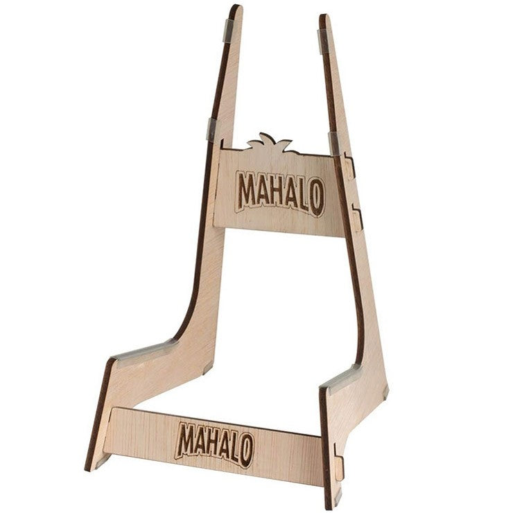Mahalo MSS1 Wooden Engraved Ukulele Stand - Red One Music