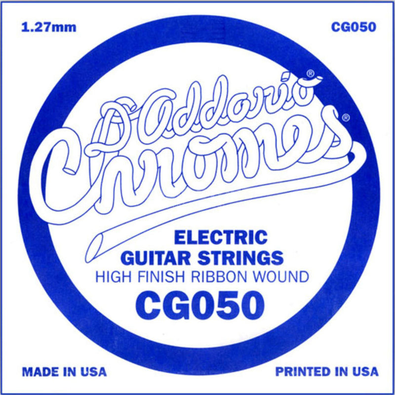 D'Addario CG050 XL PLAINE FLATE SINGE GUITARE ELECTRICAL STRING - 0550 GAUGE