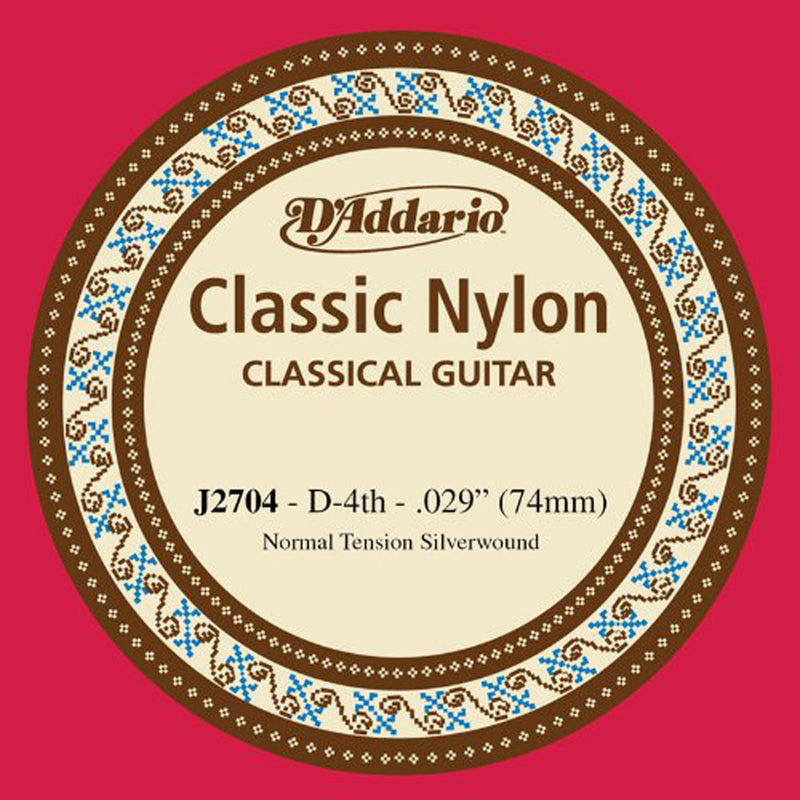 D'Addario J2704 Étudiant Single Classical Guitar String - D