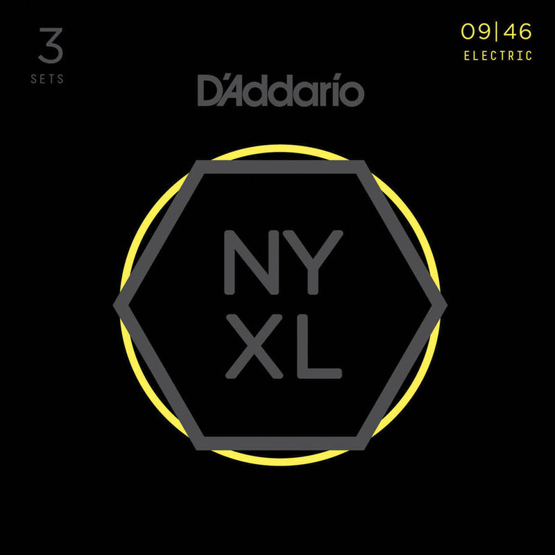 D'Addario NYXL0946 Electric Guitar Strings - 3 Pack