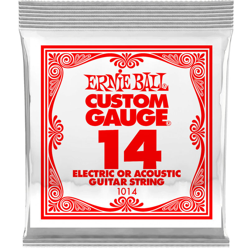 Ernie Ball 1014EB Plain Steel Electric or Acoustic Guitar String - 014P