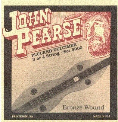 John Pearse JP5000 80/20 Bronze Wound Plucked Dulcimer Strings