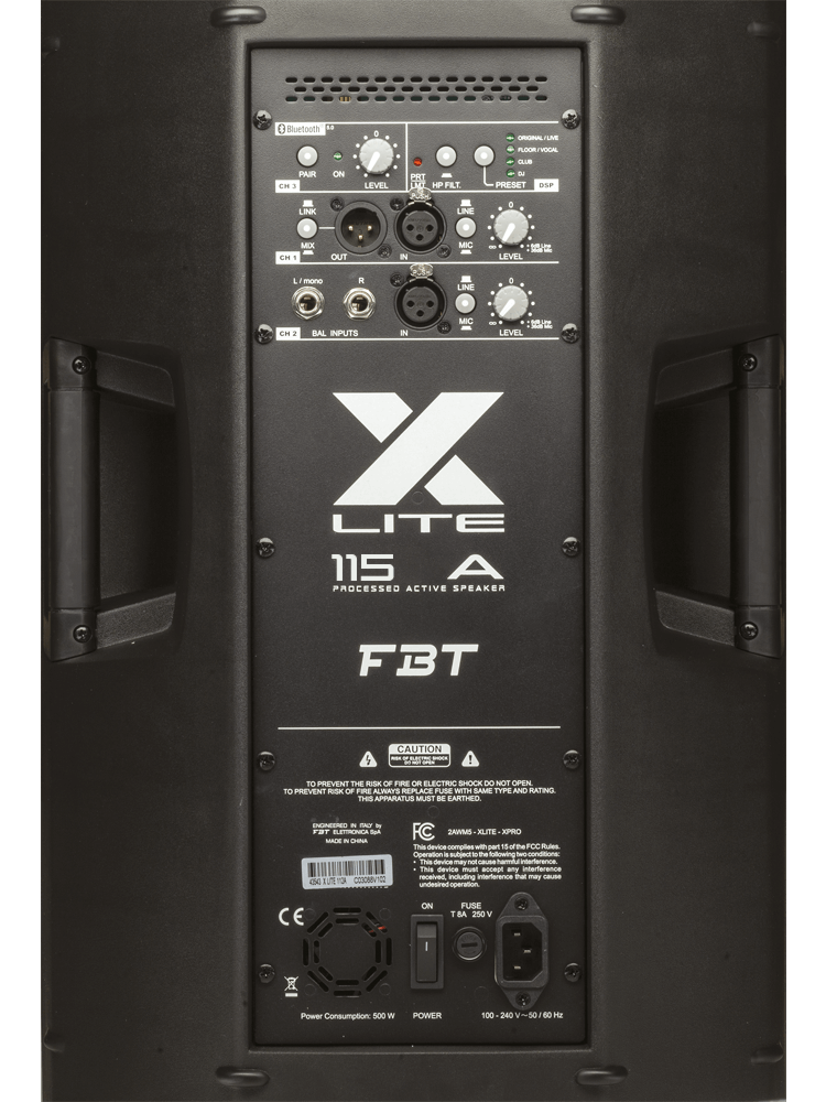 FBT X-LITE 115A Processed Active Speaker - 15"