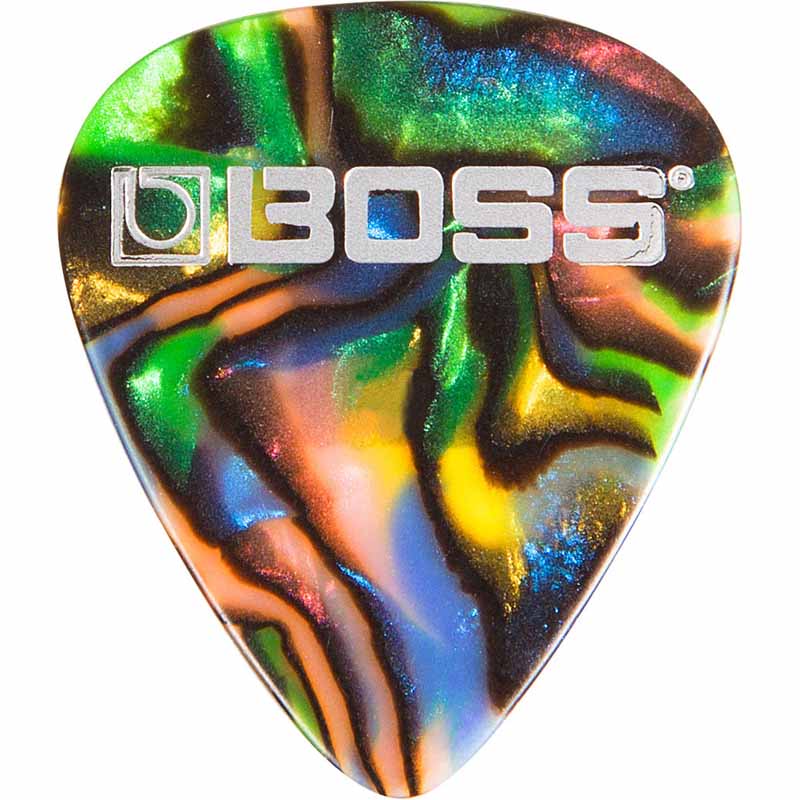 Boss BPK-12-AT Celluloid Guitar Picks Abolone Thin 12 pcs - Red One Music