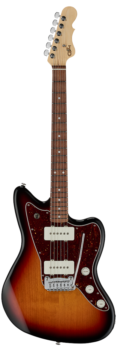 G&L FULLERTON DELUXE DOHENY Alder Body w/ Caribbean Rosewood Fretboard Electric Guitar - 3 Tone Sunburst