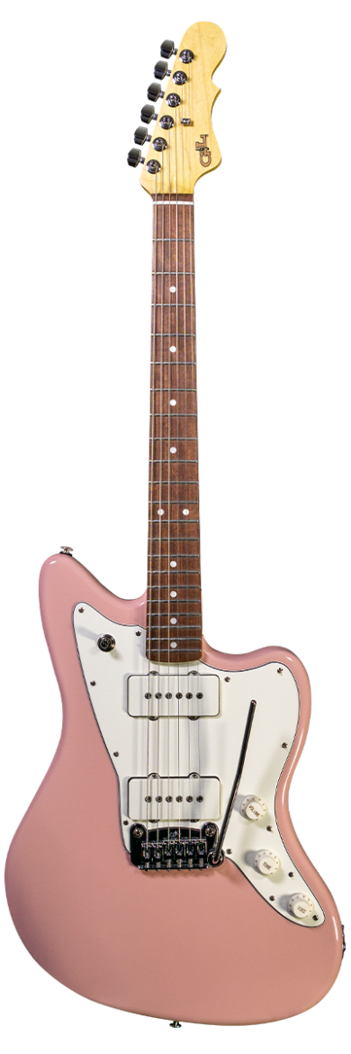 G&L FULLERTON DELUXE DOHENY Alder Body w/ Caribbean Rosewood Fretboard Electric Guitar - Shell Pink