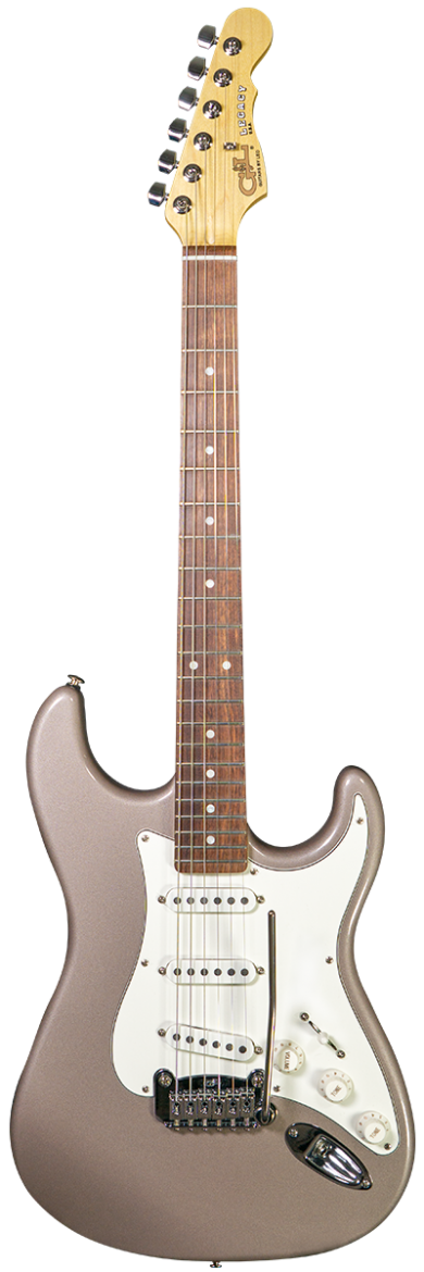 G&L FULLERTON DELUXE LEGACY Alder Body w/ Caribbean Rosewood Fretboard Electric Guitar - Shoreline Gold