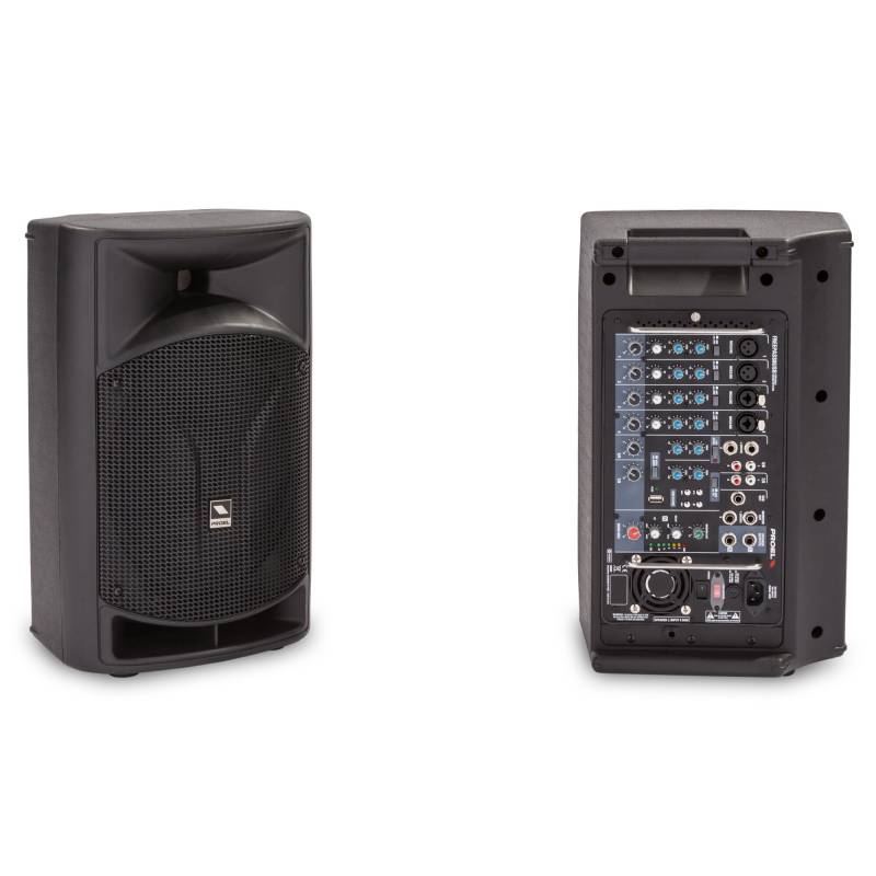 Système audio portable tout-en-un Proel FREEPASS8USB FREE Series