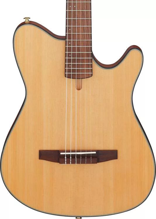 Ibanez FRH10NNTF Thinline Nylon Acoustic-Electric Guitar (Natural)