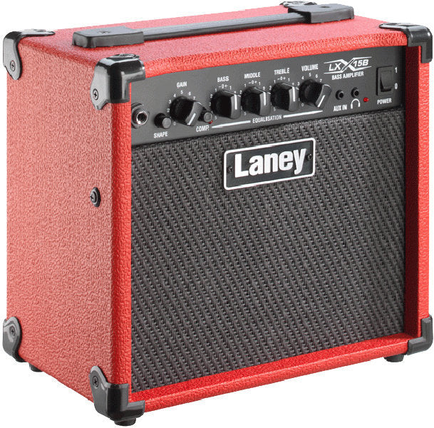 Laney LX15B Bass Combo Amp (Red)