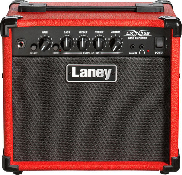 Laney LX15B Bass Combo Amp (Red)