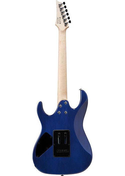 Ibanez GRX70QATBB GIO Series - Guitare électrique avec configuration de micro HSH - Transparent Blue Burst