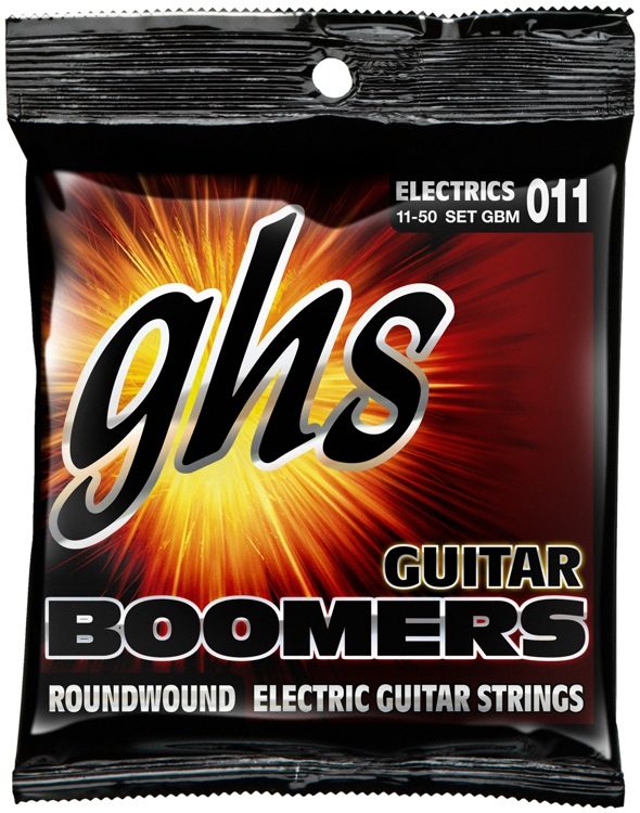 Ghs Boomers GBM 6-String - Medium Scale 011-050 - Red One Music