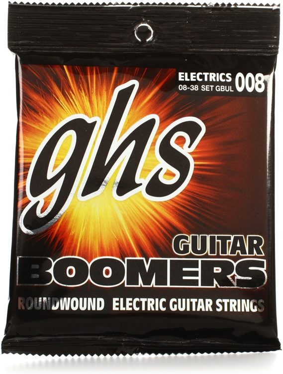 Ghs Boomers GBUL 6-String - Ultra Light Scale 008-038 - Red One Music