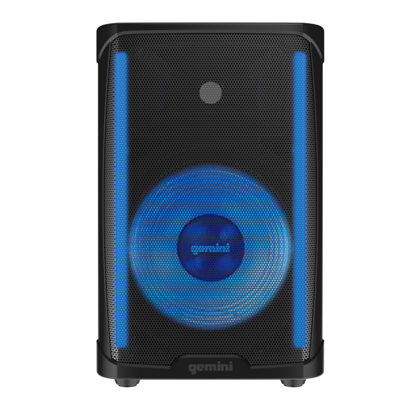 Gemini GD-L115BT 1000W Powered Bluetooth Party DJ Speaker w/ LED Lights