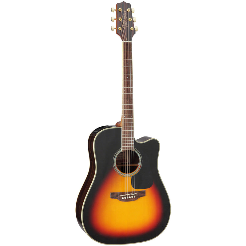Takamine GD51CE-BSB - Dreadnought Acoustic Electric Guitar with Preamp and Built in Tuner - Brown Sunburst